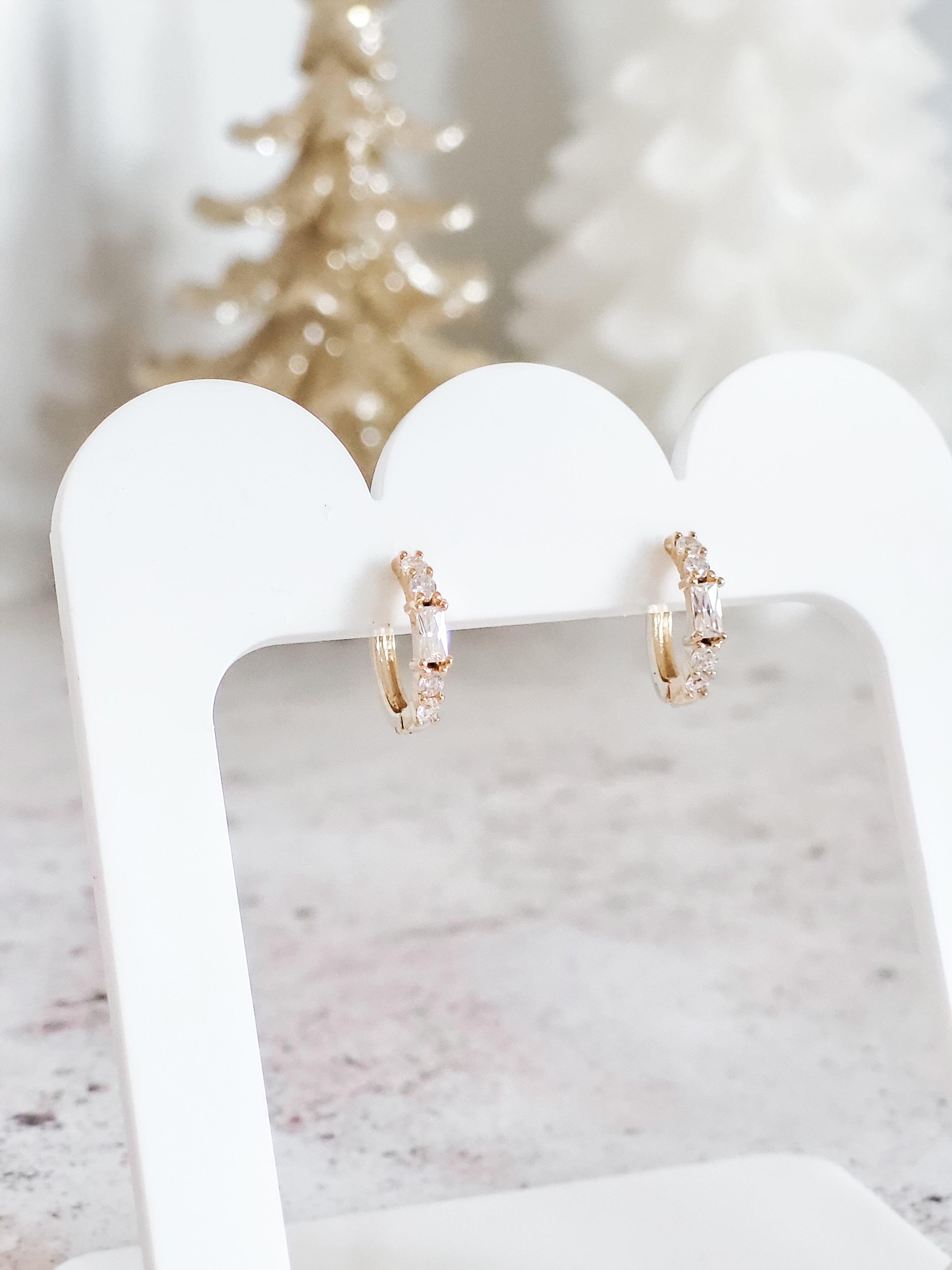 WINCHESTER Earrings | geometric hoop earrings– STUDIYO Jewelry