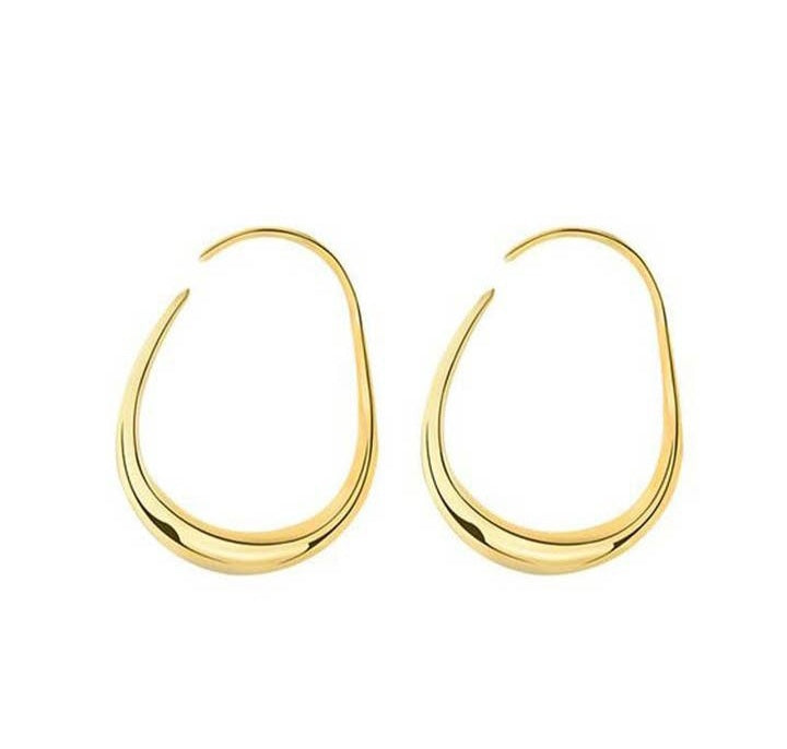 Large Sterling Silver Hoop Earrings – Drumgreenagh