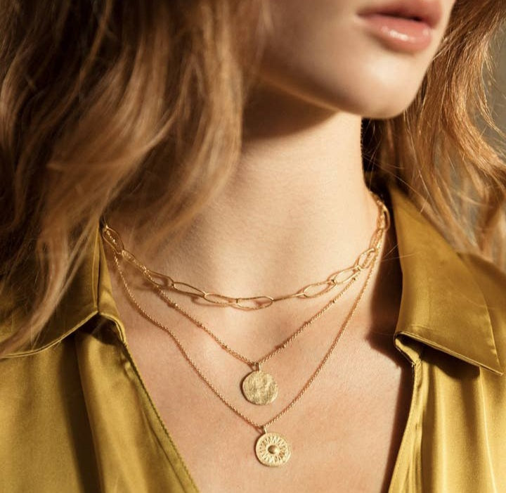 Gold Layering Necklace Set– ke aloha jewelry